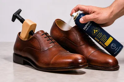 Produktbild von Saphir Shoe Eze - Lederweichmacher Spray für enge Lederschuhe