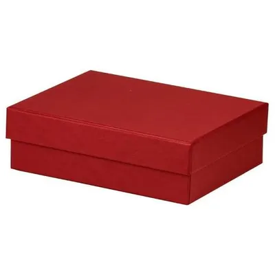Produktbild von RÖSSLER Kartonage Boxline rot 14x19x6cm