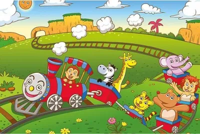 Image de ART PUZZLE Casse-tête en bois Animal Train 25 pièces