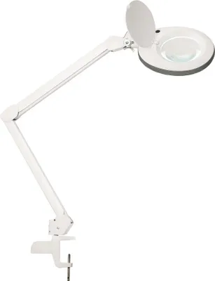 Produktbild von Lumeno 7213GRIII - Lupenleuchte LED O 125 mm Echtglaslinse 3 Dioptrien