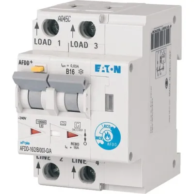 Produktbild von Eaton AFDD BRANDSCHUTZSCHALTER 2.P (AFDD-16/2/B/003-G/A)