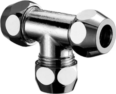 Immagine prodotto di Raccordo a T Schell 10 mm cromato, 1 pz.