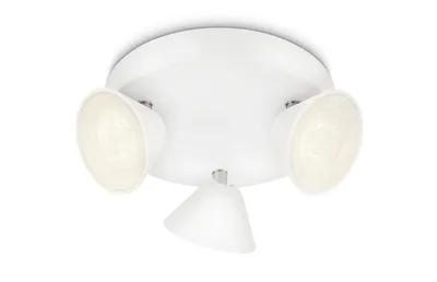 Zdjęcie produktu dla Philips myLiving Oświetlenie punktowe 532893116, Powierzchniowe spot oświetlenie, Niewymienialne źródło światła, 3 szt., LED, 9 W, Biały