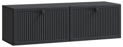 Produktbild von "2026 Moderne"Wandmontierter TV-Schrank( 1PC) - moderne Fernsehschrank - Medienmöbel - Schwarz 98x31x30cm Holzwerkstoff - TV-Schränke BestMöbel 260670
