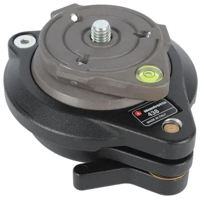 Productafbeelding van Manfrotto 438 Balhoofd voor camera, 3/8, 650 g, aluminium, zwart