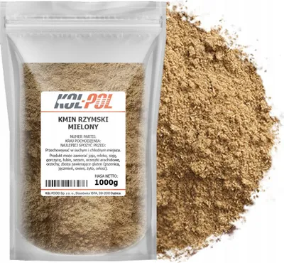 Zdjęcie produktu dla KMIN RZYMSKI MIELONY 1kg Naturalny aromatyczny przyprawa jakość Kol-Pol