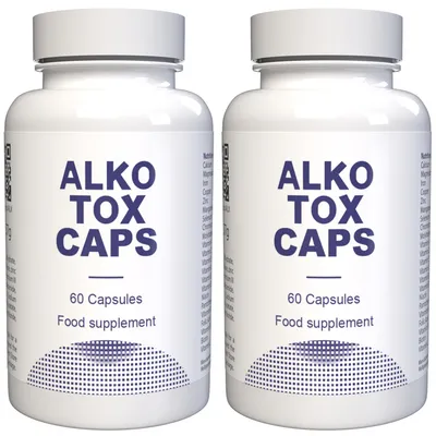 Obrázok produktu pre Alkotox Caps - 120 kapsúl (2x 60 kapsúl), balenie 2