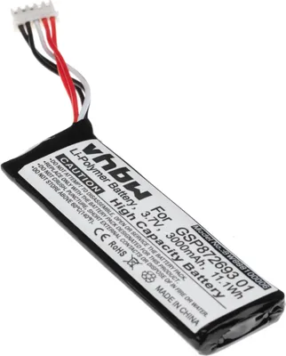 Produktbild von vhbw Akku kompatibel mit JBL Bar 5,1 Lautsprecher Boxen Speaker (3000 mAh, 3,7 V, Li-Polymer)