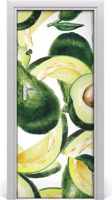 Produktbild von Tulup Türaufkleber 85x205 cm Dekorative Aufkleber Selbstklebend Wasserdichte Tapete Abnehmbar Schlafzimmer Wohnzimmer Wohnkultur - Avocado
