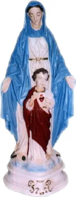 Zdjęcie produktu dla Projekt Maryja Jezus Figura Rzeźba Figury Rzeźby Dekoracja 5840 Nowy