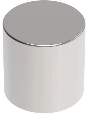 Zdjęcie produktu dla MAUL Magnes okrągły 4 sztuki 4 kg stal metalowy neodymowy magnetyczny Ø 1 x 1 cm srebrny