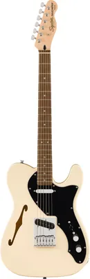 Produktbild von Fender Squier Affinity Series Telecaster Thinline LRL Olympic White E-Gitarre