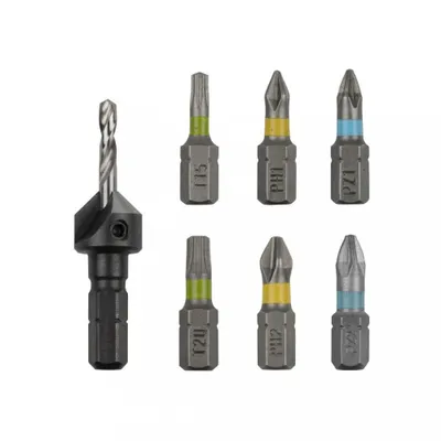 Produktbild von wolfcraft 1 Flipbit-Set Holzbau - 3085000
