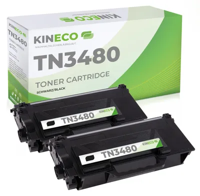 Produktbild von Kineco 2X Toner ersetzt TN3480 Doppelpack für Brother HL-L5100DN HL-L5100DNT