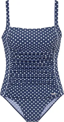 Produktbild von LASCANA Badeanzug marine-weiß Größe 46 Cup E