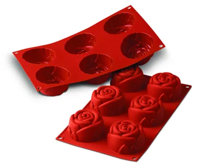 Produktbild von Silikon-Backform Rose, 295x175x41