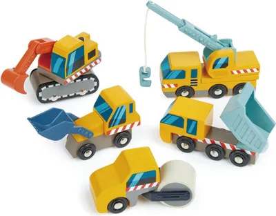 Obrázok produktu pre Tender Leaf Toys Construction Site, 3 rok / roky, Viacfarebný, Drevo