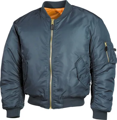 Produktbild von MFH US Pilotenjacke MA1, alphablau