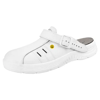 Produktbild von Abeba ESD-Berufsschuhe x-light OB Clog weiß CE ESD SRC