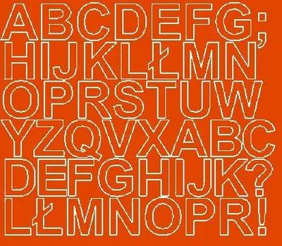 Produktbild von Selbstklebende Buchstabenaufkleber, 3 cm, orange matt