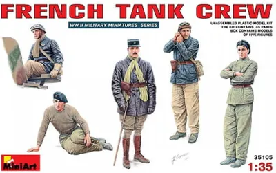 Obrázok produktu pre MiniArt Francúzska obrnená posádka 6465105