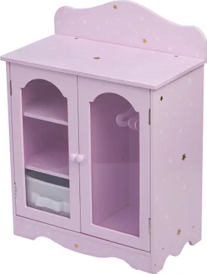 Produktbild von Puppenschrank Holz Puppenzubehör Babypuppen Spielzeug Olivias World TD-0210AP