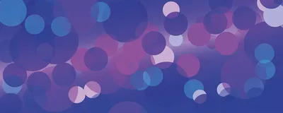 Produktbild von Wallario selbstklebendes Poster - Blaue Kreise mit pink - harmonisches Muster, Größe: 80 x 200 cm