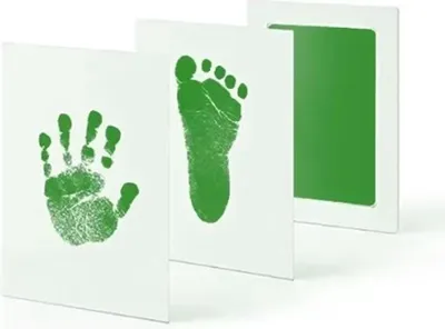 Produktbild von Jumada's - Baby Fuß- und Handabdruck - Stempelkissen - grün