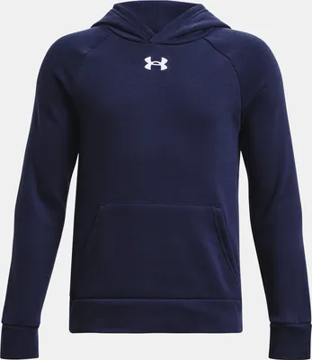 Produktbild von Under Armour Ua Rival Fleece Hoodie-Blau 1379792-410__YXS