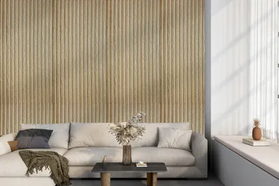 Produktbild von DECCART | 3D-Deckenplatten | Wandpaneele | Lamellen 19 gold | 100x50cm | 12m2