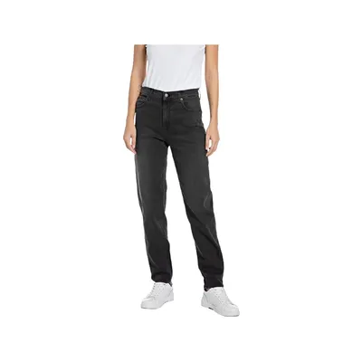 Produktbild von Replay WB471 Damen Jeans Keida Baloon Fit Schwarz Used Denim Stretch Hose Pants