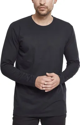 Produktbild von Urban Classics - Stretch Terry Longsleeve schwarz - XXL