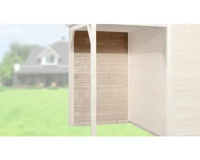 Produktbild von Rückwand für Anbau 147 cm, wekaLine 28 mm, natur, Farbe:naturbelassen