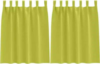 Obrázok produktu pre vidaXL Zatemňujúce závesy s krúžkami 2 ks Zelená 140 x 140 cm