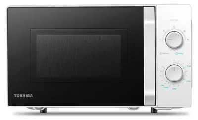 Obrázok produktu pre Toshiba MW-MM20P, Na pracovnú dosku, Sólo mikrovlnná rúra, 20 L, 800 W, Otočné, Čierna