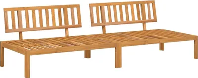 Produktbild von vidaXL Garten-Mittelsofas aus Paletten 2 Stk. Massivholz Akazie