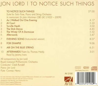 Obrázok produktu pre Jon Lord (1941-2012): (CD / Titel: H-P)