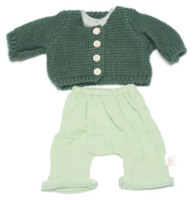 Immagine prodotto di Set di vestiti per bambole Miniland da 38 cm - abbigliamento per bambole in cotone