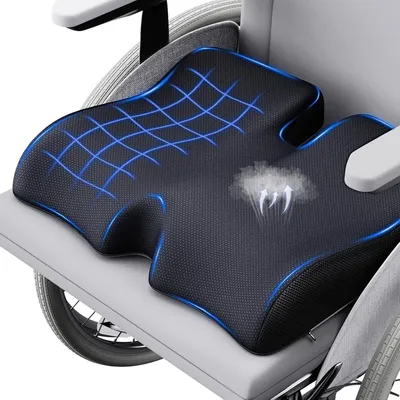 Produktbild von Ergonomisches Sitzkissen für Hüften und Steißbein, Orthopädisch für Bürostuhl und Auto