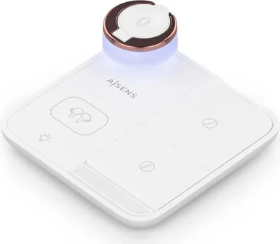 Produktbild von AISENS ASCH-15W4WC061-W, Drinnen, USB, Kabelloses Aufladen, Weiß