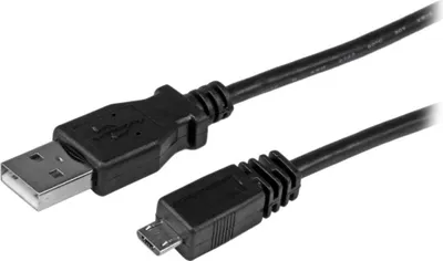 Produktbild von StarTech.com 2 m Micro USB-Kabel - USB A auf Micro B, 2 m, USB A, Micro-USB B, USB 2.0, Männlich/Männlich, Schwarz