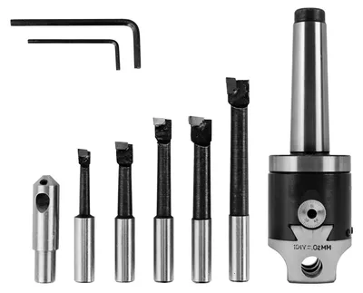 Produktbild von PAULIMOT Bohr- / Ausdrehkopf-Set 50 mm MK3 / M12 mit Adapter