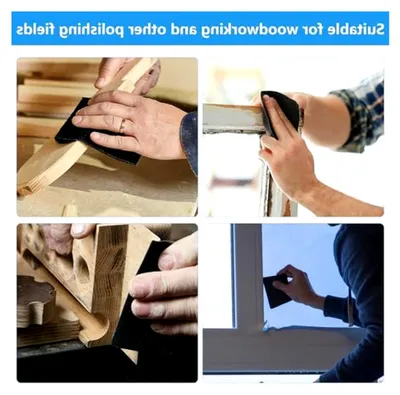 Produktbild von Schleifpapier Set mit 42 Stück, Trocken- und Nassschleifpapier, 240 bis 10000 Körnung, für Holz, Wand, Metall, Auto, Lack, Stein und Glas (23 x 9,3 cm)