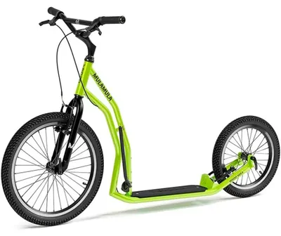 Imagen del producto de Scooter Yedoo Mula Y40, triciclo con neumáticos de aire 20/16, color verde