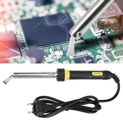 Imagen del producto de Soldador eléctrico de 80W con punta curva y calentamiento externo