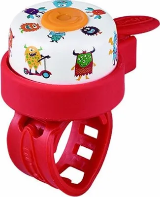 Produktbild von Micro Fahrradklingel Monster rot - Kinder Scooter Zubehör