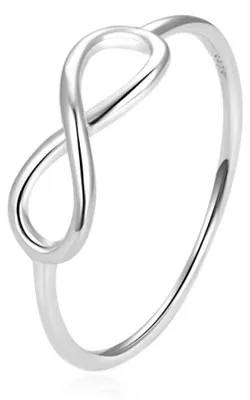Obrázek produktu pro Elegantní stříbrný prsten Nekonečno AGG357, 56 mm