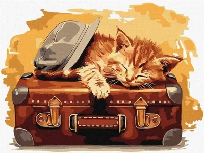 Produktbild von Malen nach Zahlen – Bereit für die Reise 30 x 40 cm – Ideyka