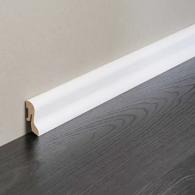 Produktbild von PROVISTON Sockelleiste 20 x 40 x 2500 mm MDF-Kern Fußleiste Weiß