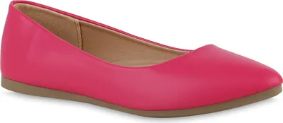 Produktbild von VAN HILL Damen Klassische Ballerinas Slippers Schlupf-Schuhe 840124, Farbe: Fuchsia, Größe: 41